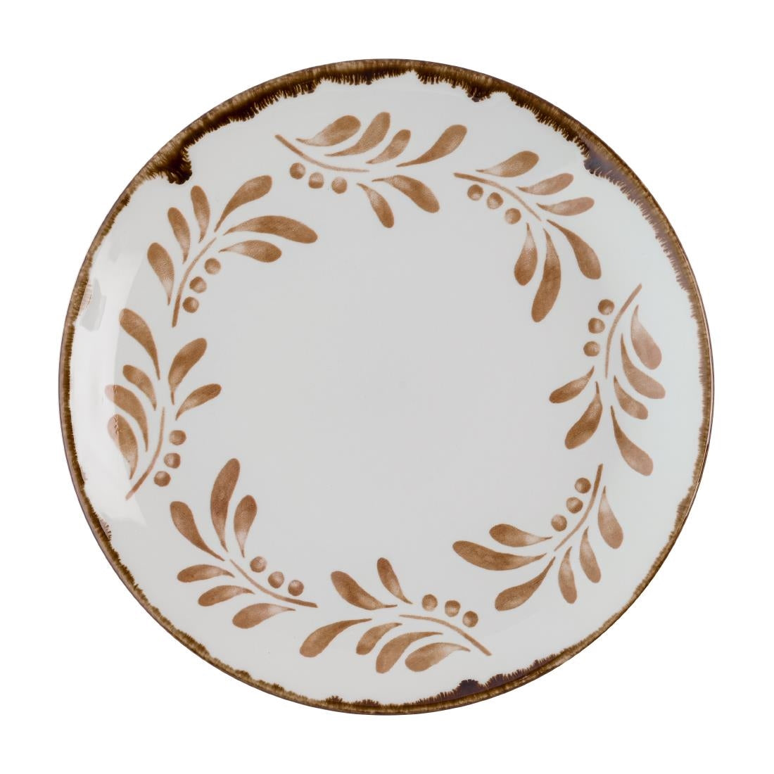 HR504 Dudson Harvest Mediterranean Terracotta Coupe Plates 220mm (Pack of 12)