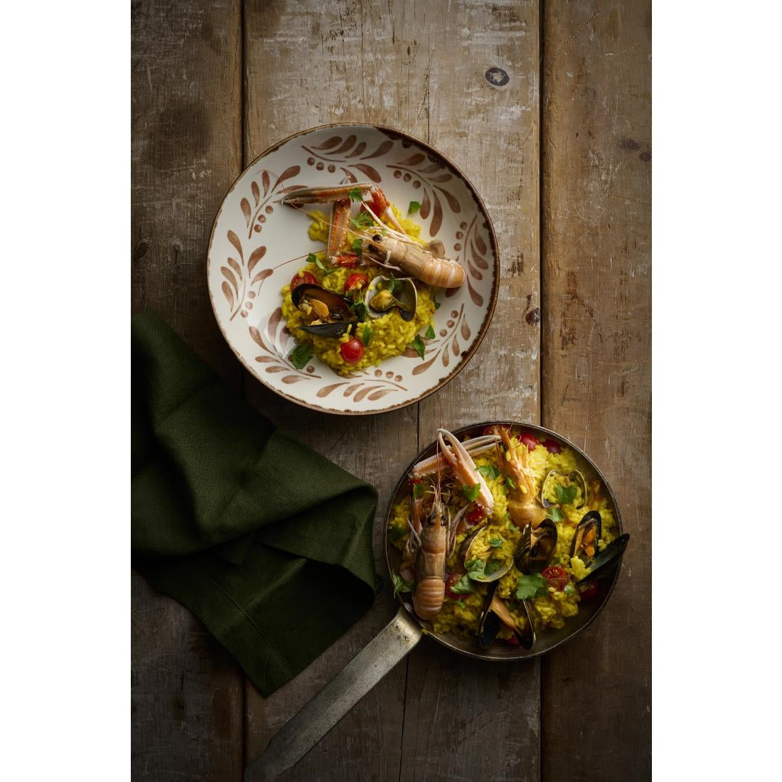 HR506 Dudson Harvest Mediterranean Terracotta Coupe Bowls 247mm (Pack of 12)