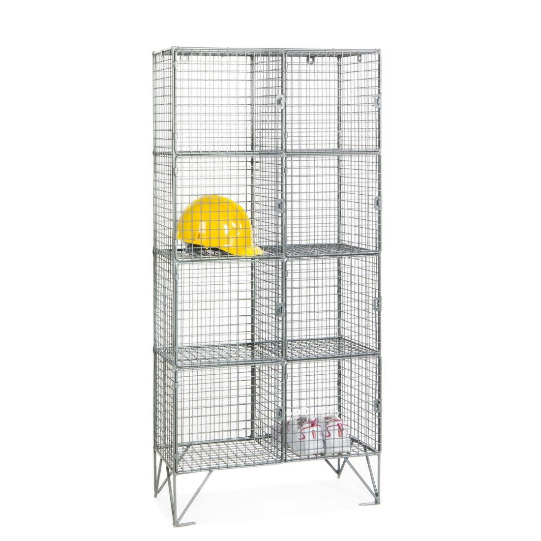 HR519 Eight Compartment Mesh Locker 457mm Deep