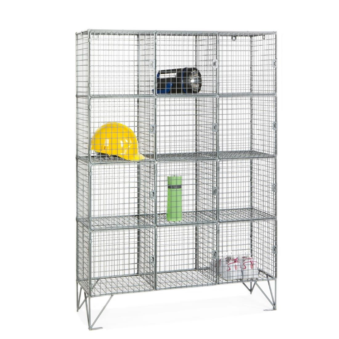 HR521 Twelve Compartment Mesh Locker 457mm Deep