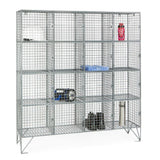 HR523 Sixteen Compartment Mesh Locker 457mm Deep - JD Catering Equipment Solutions Ltd
