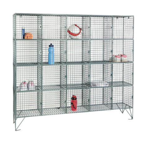 HR524 Twenty Compartment Mesh Locker 305mm Deep - JD Catering Equipment Solutions Ltd