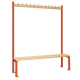 HR567 Single-Sided Island Seating Red 1500mm - JD Catering Equipment Solutions Ltd