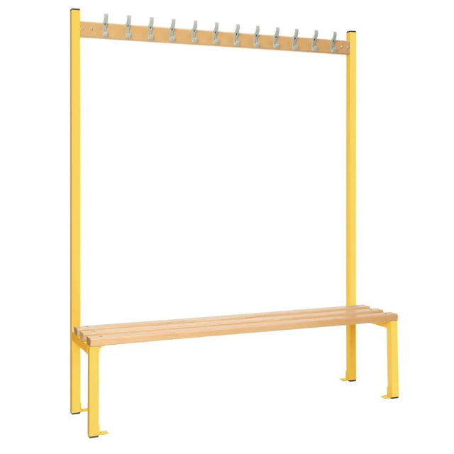 HR569 Single-sided Island Seating Yellow 1500mm - JD Catering Equipment Solutions Ltd