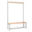 HR570 Single-Sided Island Seating with Mesh Tray Grey 1200mm - JD Catering Equipment Solutions Ltd