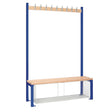 HR571 Single-Sided Island Seating with Mesh Tray Blue 1200mm - JD Catering Equipment Solutions Ltd