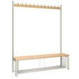 HR577 Single-Sided Island Seating with Mesh Tray Grey 1500mm - JD Catering Equipment Solutions Ltd