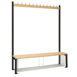 HR580 Single-Sided Island Seating with Mesh Tray Black 1500mm - JD Catering Equipment Solutions Ltd