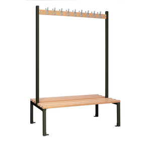 HR601 Double-sided Island Seating Black 1200mm - JD Catering Equipment Solutions Ltd