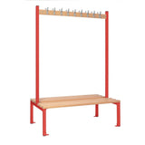HR602 Double-sided Island Seating Red 1200mm - JD Catering Equipment Solutions Ltd