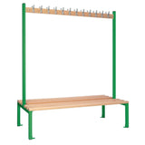 HR610 Double-sided Island Seating Green 1500mm - JD Catering Equipment Solutions Ltd