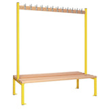 HR611 Double-sided Island Seating Yellow 1500mm - JD Catering Equipment Solutions Ltd