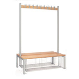 HR612 Double-sided Island Seating with Mesh Tray Grey 1200mm - JD Catering Equipment Solutions Ltd