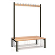 HR615 Double-sided Island Seating with Mesh Tray Black 1200mm - JD Catering Equipment Solutions Ltd