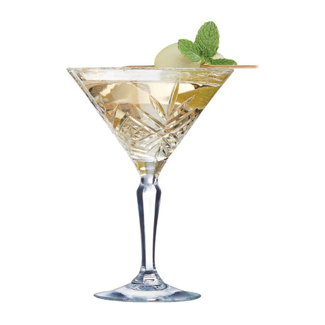 HR710 Arcoroc Broadway Martini/Cocktail Stem Glasses 210ml (Pack of 12)