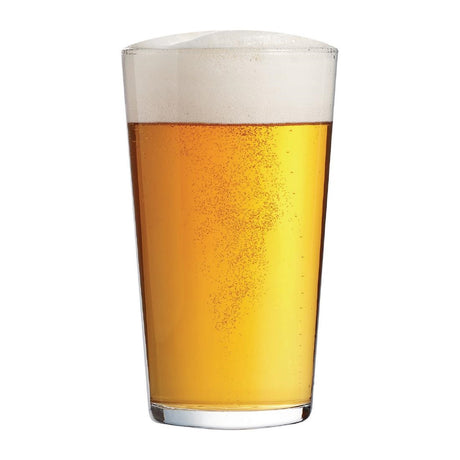 HR944 Arcoroc Conical Conique Tumblers HB 285ml 1/2 Pint to Brim (Pack of 24)
