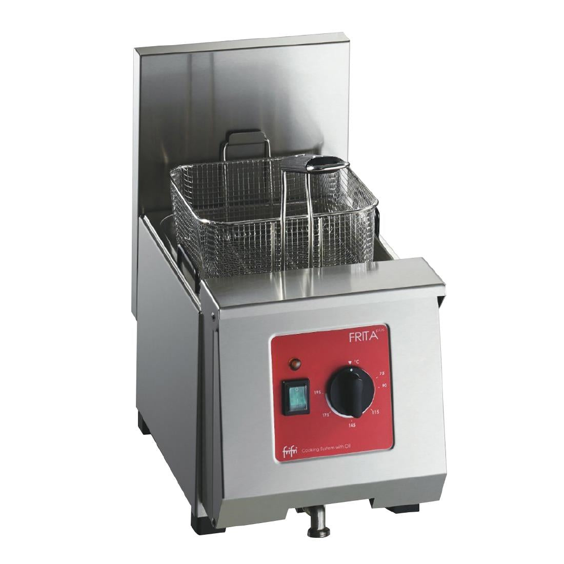 HS082-3PH FriFri Frita+ 6 Electric Countertop Fryer Single Tank Single Basket 4.6kW Three Phase