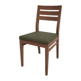 HS357 Bolero Bespoke Marty A Side Chair in Olive/Walnut - JD Catering Equipments Ltd