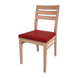 HS360 Bolero Bespoke Marty A Side Chair in Red/Beech - JD Catering Equipments Ltd
