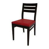HS364 Bolero Bespoke Marty A Side Chair in Red/Charcoal - JD Catering Equipments Ltd