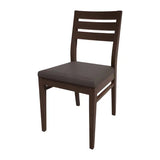 HS373 Bolero Bespoke Marty A Side Chair in Anthracite/Wenge - JD Catering Equipments Ltd