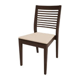 HS378 Bolero Bespoke Marty B Stacking Chair in Cream/Wenge - JD Catering Equipments Ltd