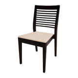 HS379 Bolero Bespoke Marty B Stacking Chair in Cream/Charcoal - JD Catering Equipments Ltd