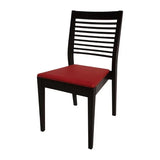 HS389 Bolero Bespoke Marty B Stacking Chair in Red/Charcoal - JD Catering Equipments Ltd