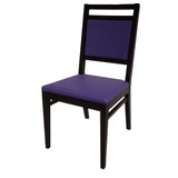 HS419 Bolero Bespoke Bia A Side Chair in Blue/Charcoal - JD Catering Equipments Ltd