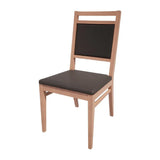 HS420 Bolero Bespoke Bia A Side Chair in Anthracite/Beech - JD Catering Equipments Ltd