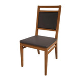 HS421 Bolero Bespoke Bia A Side Chair in Anthracite/Oak - JD Catering Equipments Ltd