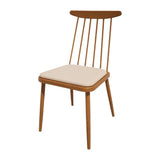 HS451 Bolero Bespoke Frank Side Chair Cream/Oak - JD Catering Equipments Ltd