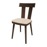 HS478 Bolero Bespoke Bamba Side Chair Cream/Wenge - JD Catering Equipments Ltd