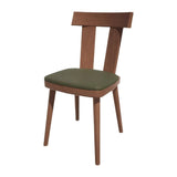HS482 Bolero Bespoke Bamba Side Chair Olive/Walnut - JD Catering Equipments Ltd