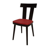 HS489 Bolero Bespoke Bamba Side Chair Red/Charcoal - JD Catering Equipments Ltd