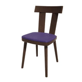 HS493 Bolero Bespoke Bamba Side Chair Blue/Wenge - JD Catering Equipments Ltd