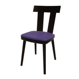 HS494 Bolero Bespoke Bamba Side Chair Blue/Charcoal - JD Catering Equipments Ltd