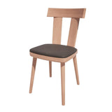 HS495 Bolero Bespoke Bamba Side Chair Anthracite/Beech - JD Catering Equipments Ltd