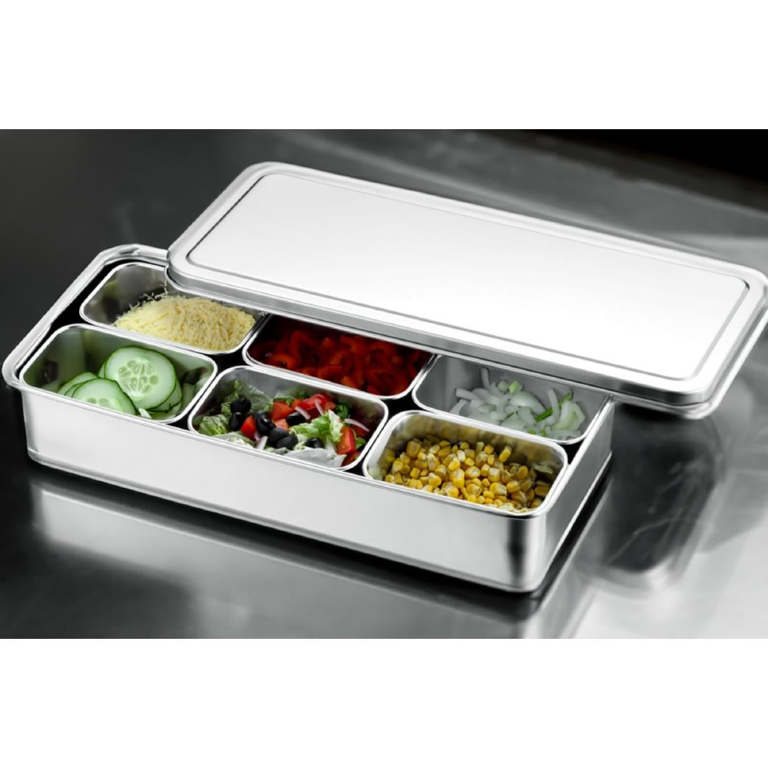 HS512 Louis Tellier Japanese Container with Six Compartments 328x148x63mm