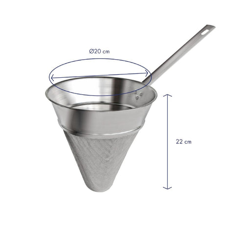 HS515 Gobel Fine Strainer Chinois 200mm