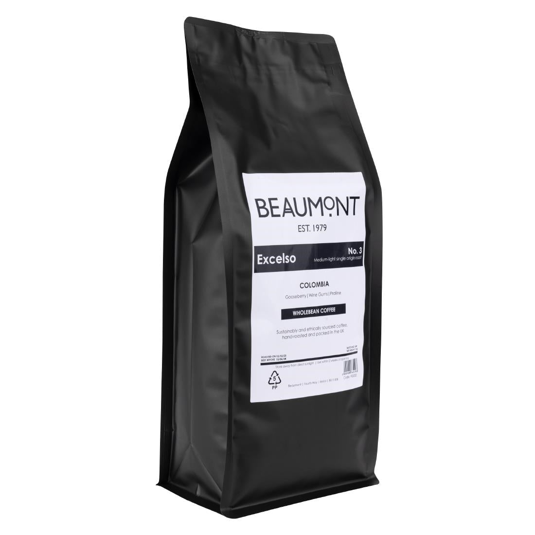 HS532 Beaumont No.3 Excelso Coffee Beans 1kg