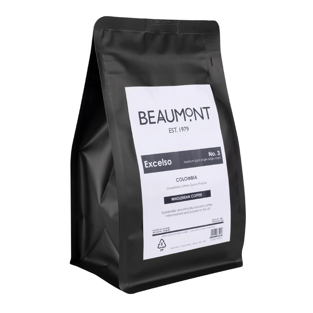 HS534 Beaumont No.3 Excelso Coffee Beans 250g