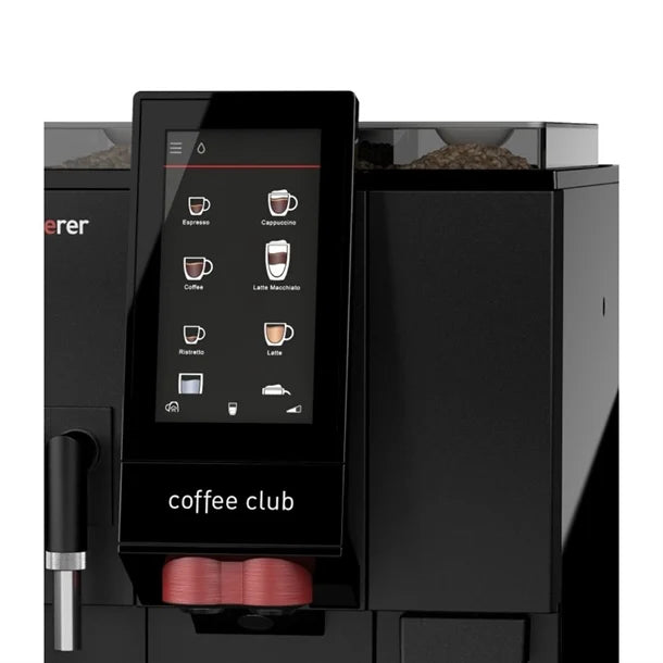 HS570 Schaerer Coffee Club Bean to Cup Coffee Machine with 4Ltr Milk Fridge