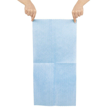 HS597 Jantex Non-Woven Cloths Blue (Pack of 50)