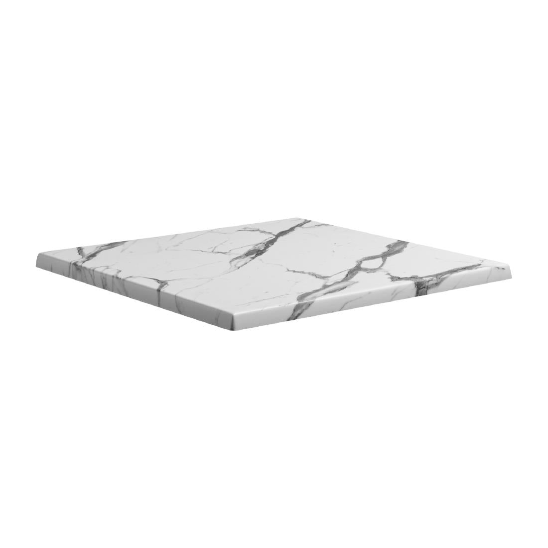 HS624 Enduratop Square Carrara Marble Table Top 800x800mm