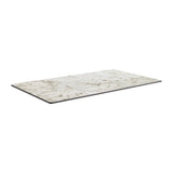 HS651 Extrema Rectangular Carrara Marble Table Top 1190x690mm - JD Catering Equipment Solutions Ltd