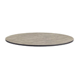 HS662 Extrema Round Cement Textured Table Top 600mm