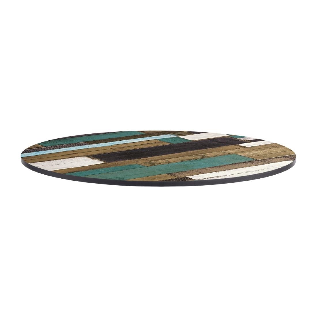 HS666 Extrema Round Driftwood Table Top 690mm