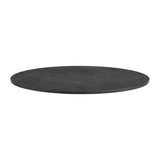 HS680 Extrema Round Metallic Anthracite Table Top 600mm - JD Catering Equipment Solutions Ltd