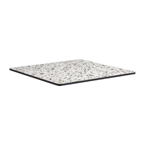 HS684 Extrema Square Mixed Terrazzo Table Top 690x690mm - JD Catering Equipment Solutions Ltd